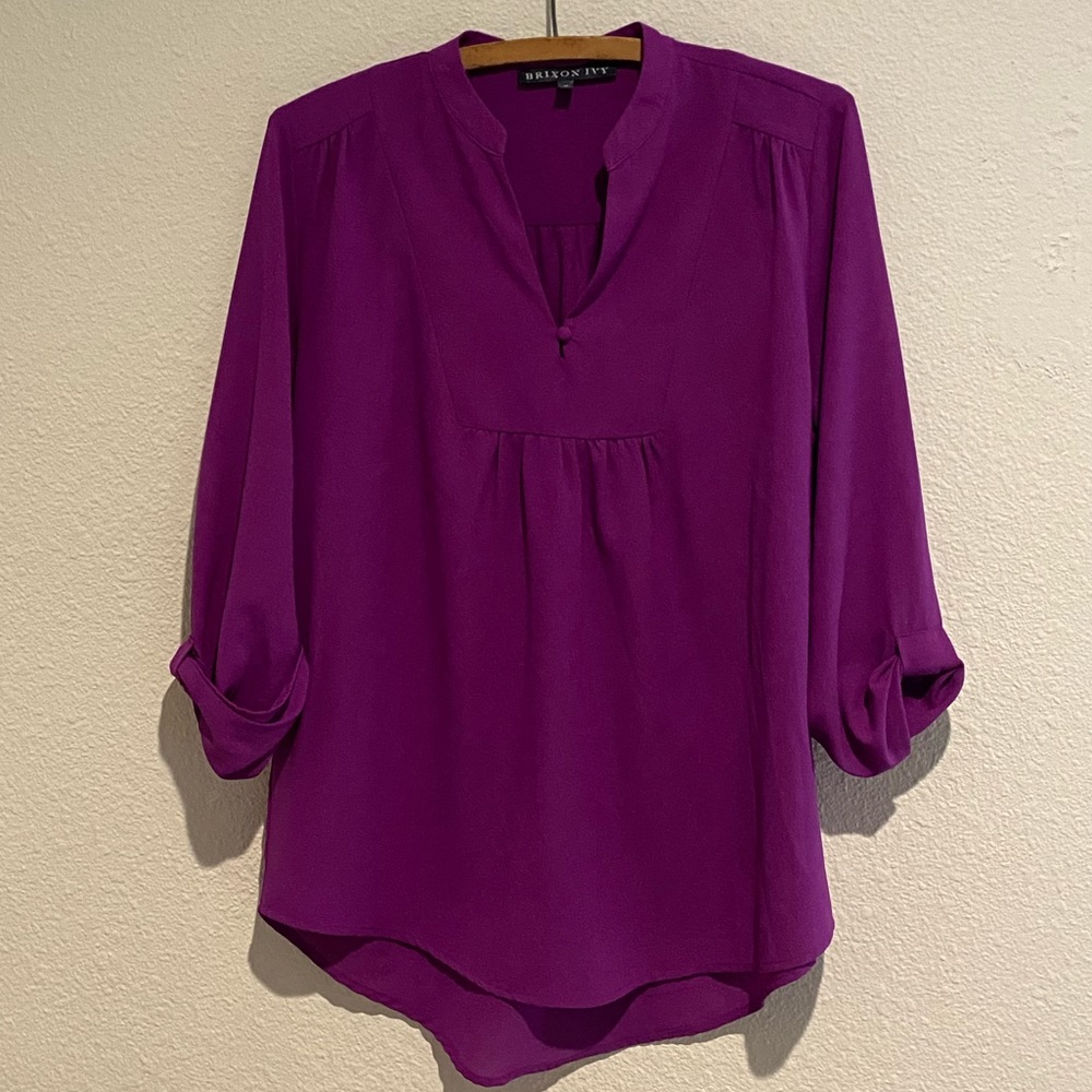 Brixton Ivy Purple Blouse